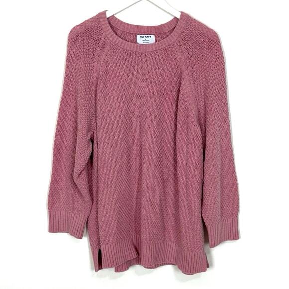 Old Navy Loose Textured Tunic Sweater - Picture 2 of 7